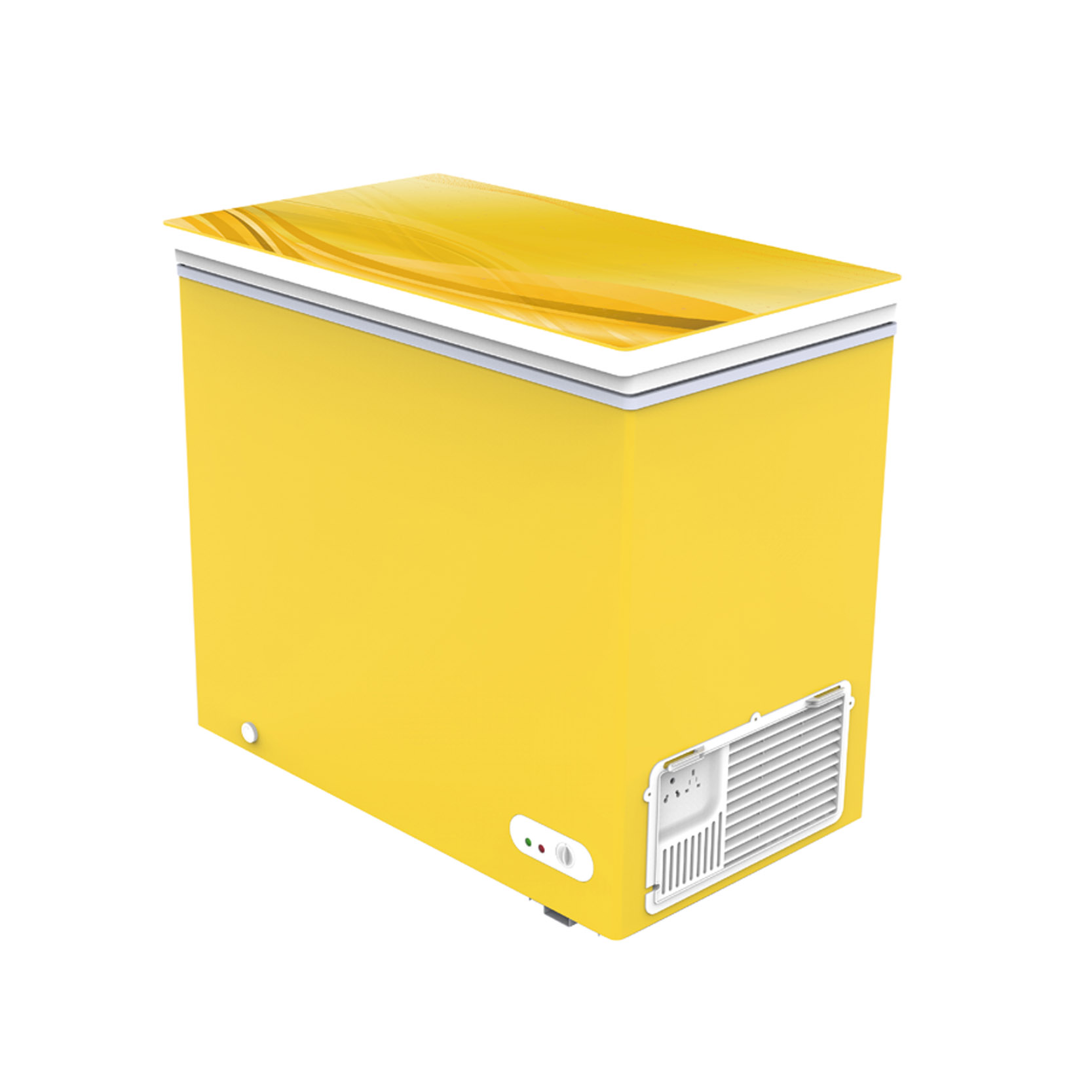 Minister Freezer D-235G YELLOW 235 Ltr